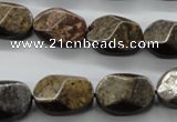 CBZ325 15.5 inches 12*17mm faceted oval bronzite gemstone beads