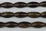 CBZ405 15.5 inches 8*16mm rice bronzite gemstone beads