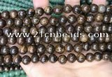 CBZ620 15.5 inches 8mm round bronzite beads wholesale