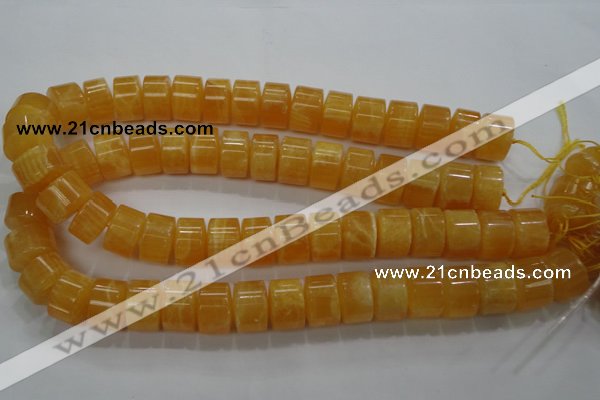 CCA19 15.5 inches 12*18mm rondelle calcite gemstone beads