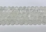 CCA512 15.5 inches 10mm round white calcite gemstone beads