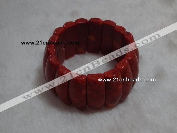 CCB103 7.5 inches coral hand crafted bracelet jewelry wholesale