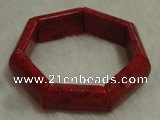 CCB104 7.5 inches red coral bracelet jewelry wholesale