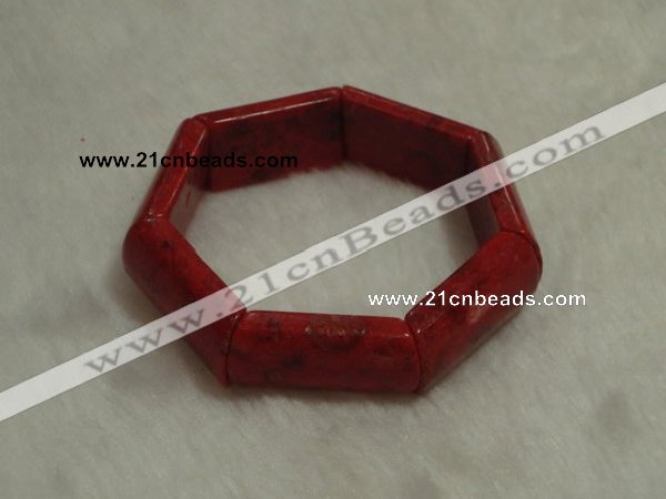 CCB104 7.5 inches red coral bracelet jewelry wholesale