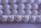 CCB400 15.5 inches 4mm round white tridacna beads wholesale