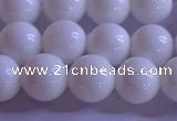 CCB403 15.5 inches 10mm round white tridacna beads wholesale