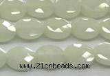CCB919 15.5 inches 6*8mm faceted oval luminous beads