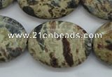CCD07 15.5 inches 22*30mm oval cordierite beads wholesale