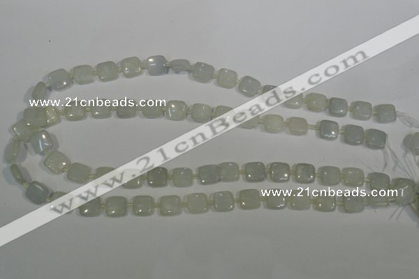 CCE16 15.5 inches 10*10mm square natural celestite gemstone beads