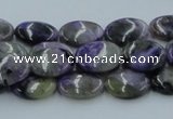 CCG04 15.5 inches 10*14mm oval natural charoite gemstone beads