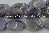 CCG06 15.5 inches 15*20mm oval natural charoite gemstone beads
