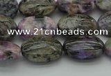 CCG102 15.5 inches 12*16mm oval charoite gemstone beads
