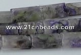 CCG11 15.5 inches 12*20mm rectangle natural charoite gemstone beads