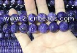 CCG142 15.5 inches 14mm round charoite gemstone beads