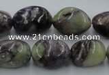 CCG16 15.5 inches 15*22mm nugget natural charoite gemstone beads