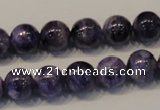 CCG32 15.5 inches 10mm round natural charoite gemstone beads