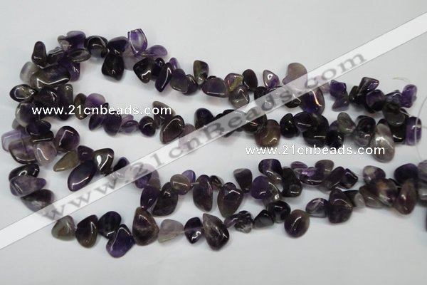 CCH316 15.5 inches 10*15mm amethyst chips gemstone beads wholesale