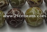 CCJ307 15.5 inches 18mm round China jade beads wholesale