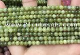 CCJ330 15.5 inches 4mm round green China jade beads wholesale