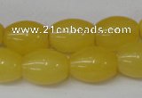 CCN111 15.5 inches 12*16mm rice candy jade beads wholesale
