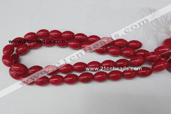 CCN124 15.5 inches 13*18mm rice candy jade beads wholesale