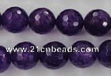 CCN1256 15.5 inches 14mm faceted round candy jade beads wholesale