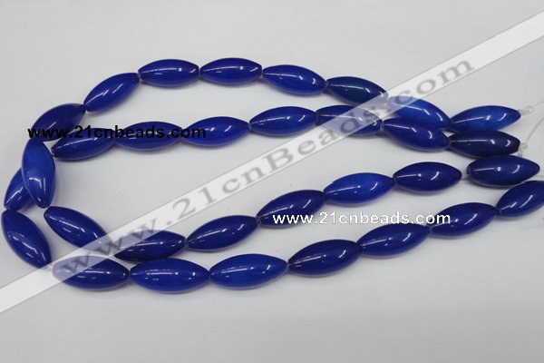 CCN133 15.5 inches 10*25mm rice candy jade beads wholesale