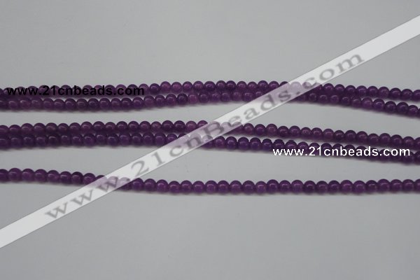 CCN1340 15.5 inches 4mm round candy jade beads wholesale