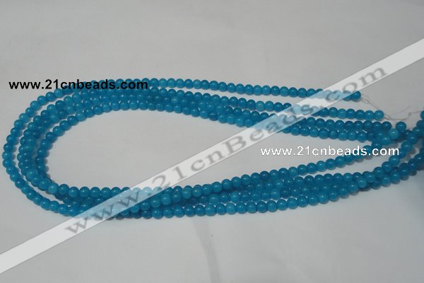CCN17 15.5 inches 4mm round candy jade beads wholesale