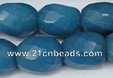 CCN189 15.5 inches 18*22mm faceted drum candy jade beads