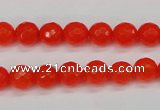CCN1952 15 inches 8mm faceted round candy jade beads wholesale