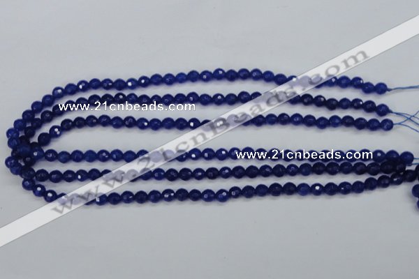 CCN1960 15 inches 4mm faceted round candy jade beads wholesale