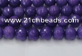 CCN2057 15 inches 4mm faceted round candy jade beads wholesale