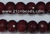 CCN2137 15.5 inches 12*16mm faceted rondelle candy jade beads