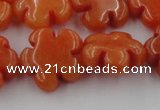 CCN2662 15.5 inches 16mm carved flower candy jade beads wholesale
