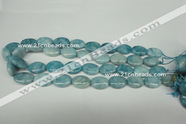 CCN2951 15.5 inches 15*20mm oval candy jade beads wholesale