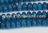 CCN4166 15.5 inches 5*8mm faceted rondelle candy jade beads