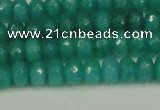CCN4169 15.5 inches 5*8mm faceted rondelle candy jade beads