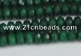 CCN4170 15.5 inches 5*8mm faceted rondelle candy jade beads