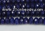 CCN4172 15.5 inches 5*8mm faceted rondelle candy jade beads