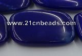 CCN4209 15.5 inches 30*40mm rectangle candy jade beads wholesale