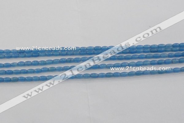 CCN4514 15.5 inches 3*5mm rice candy jade beads wholesale