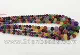 CCN5217 6mm - 14mm faceted round candy jade graduated beads