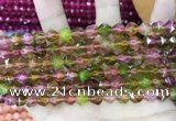 CCN5260 15 inches 8mm faceted nuggets candy jade beads