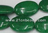 CCN548 15.5 inches 18*25mm oval candy jade beads wholesale