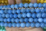CCN5522 15 inches 8mm round candy jade beads Wholesale