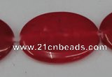 CCN556 15.5 inches 25*35mm oval candy jade beads wholesale