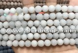 CCN5576 15 inches 8mm round matte candy jade beads Wholesale