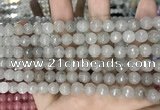 CCN5684 15 inches 8mm faceted round candy jade beads