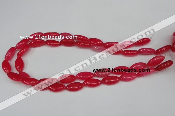 CCN574 15.5 inches 10*20mm marquise candy jade beads wholesale